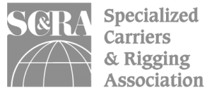 A grey logo for SC&RA.