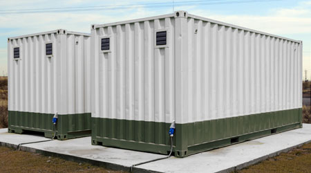 Image of a container buildings.